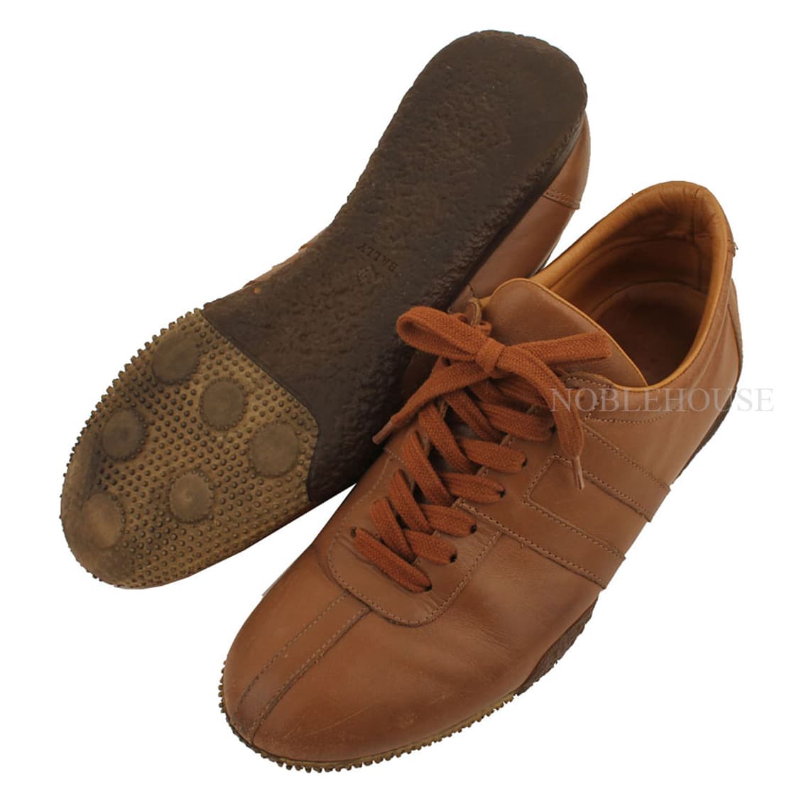 발리 카멜브라운 레더 스니커즈(37) 상품이미지4