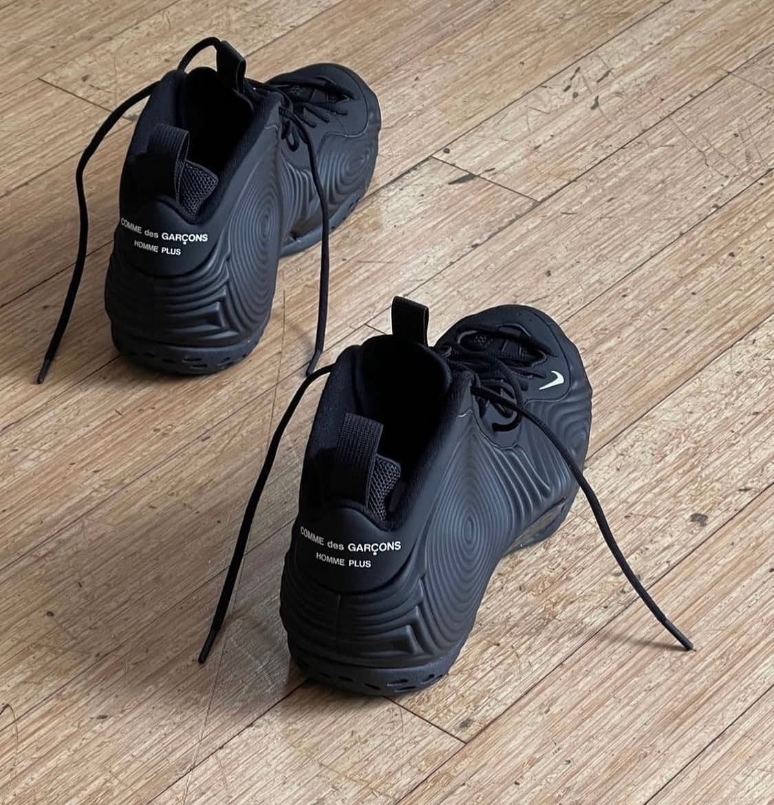 칸예착용 꼼데가르송 나이키 폼포짓 블랙 285 상품이미지9