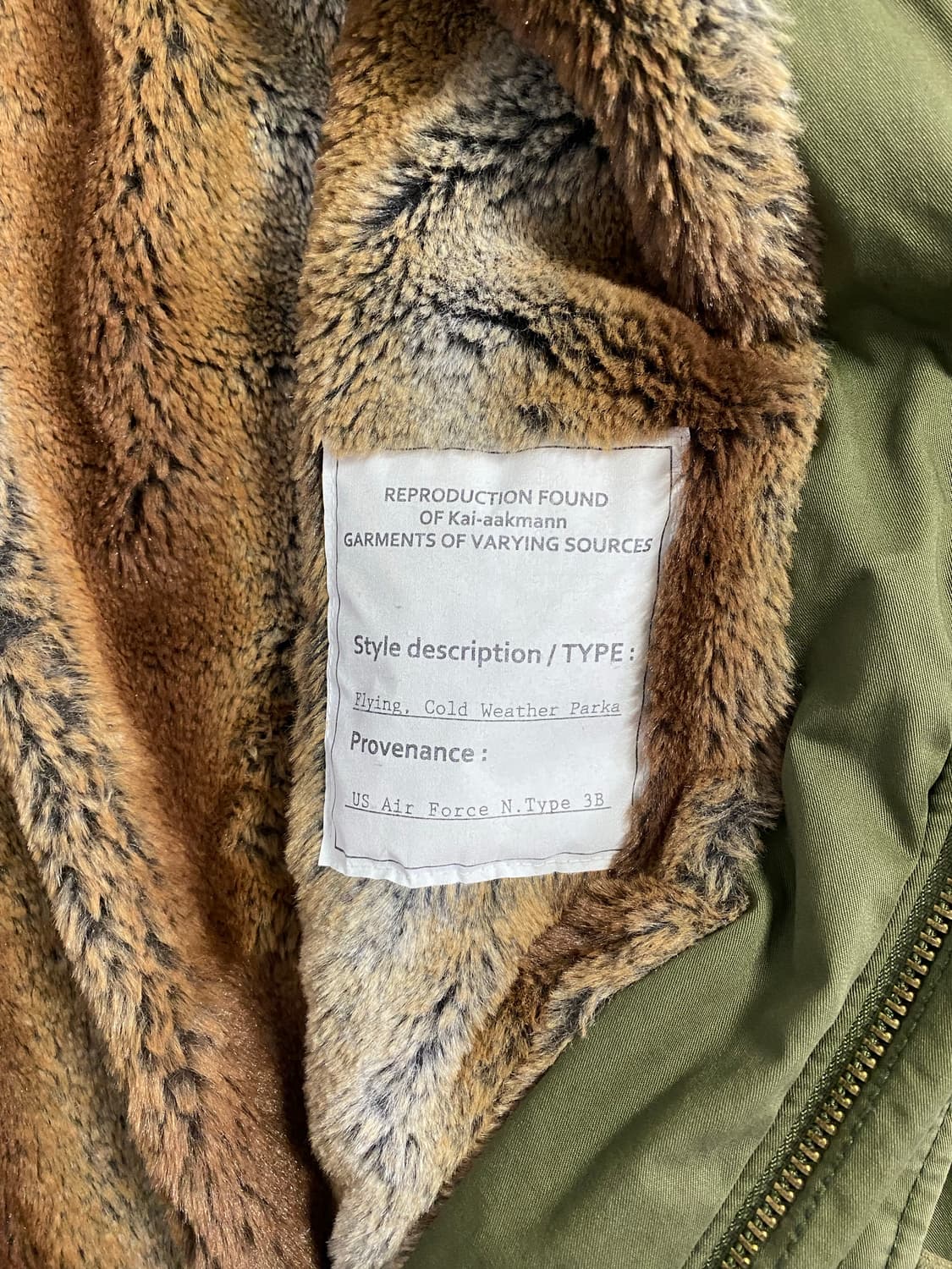 카이아크만 N3B 콜드 웨더 야상 파카 자켓 M 상품이미지8