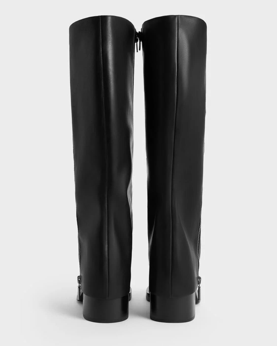 Charles&kith 한소희 부츠 루이스 사이드 지퍼 니 하이 부츠 상품이미지6