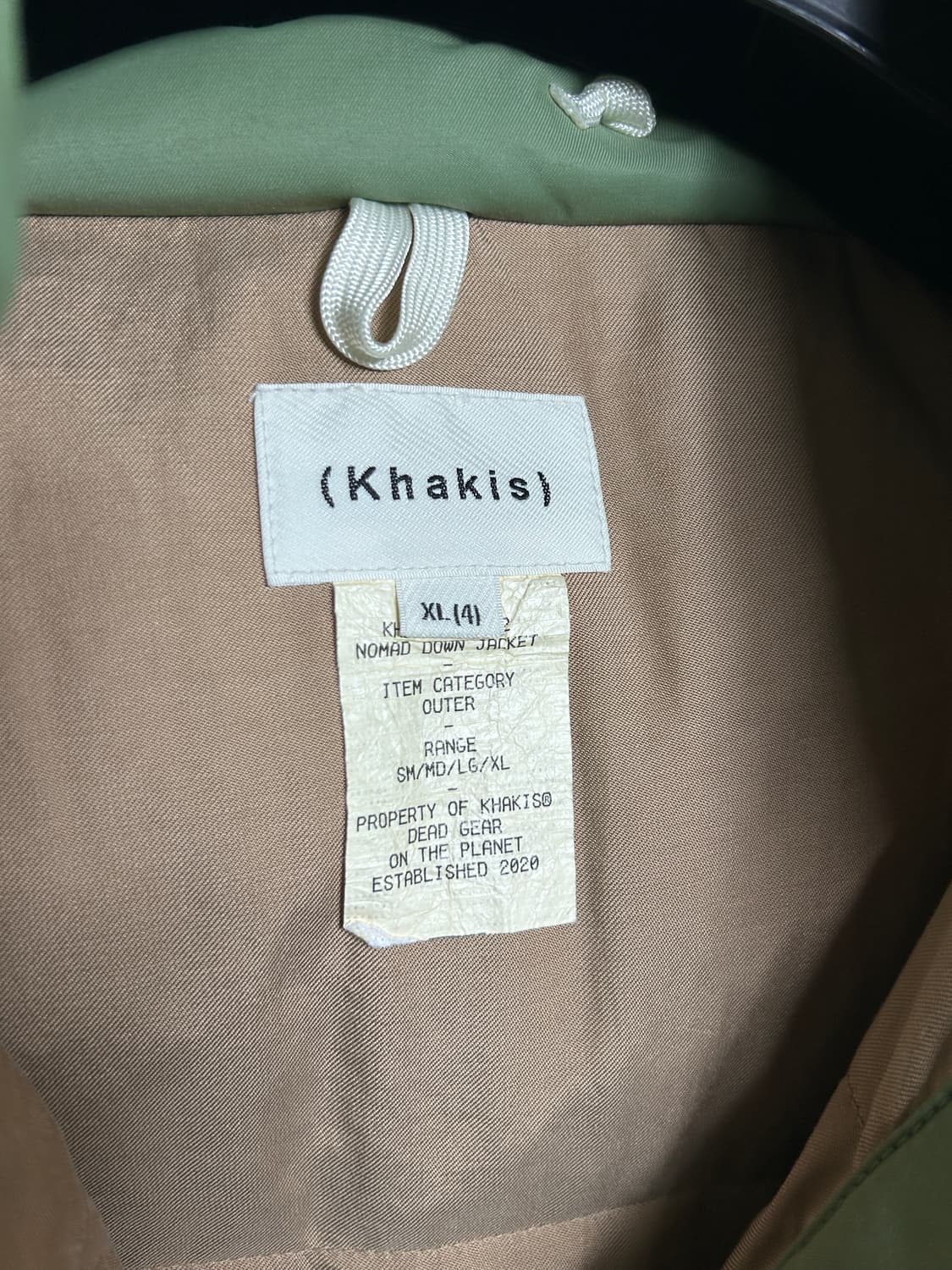 [XL] 카키스 nomad 다운 자켓 모스 상품이미지8