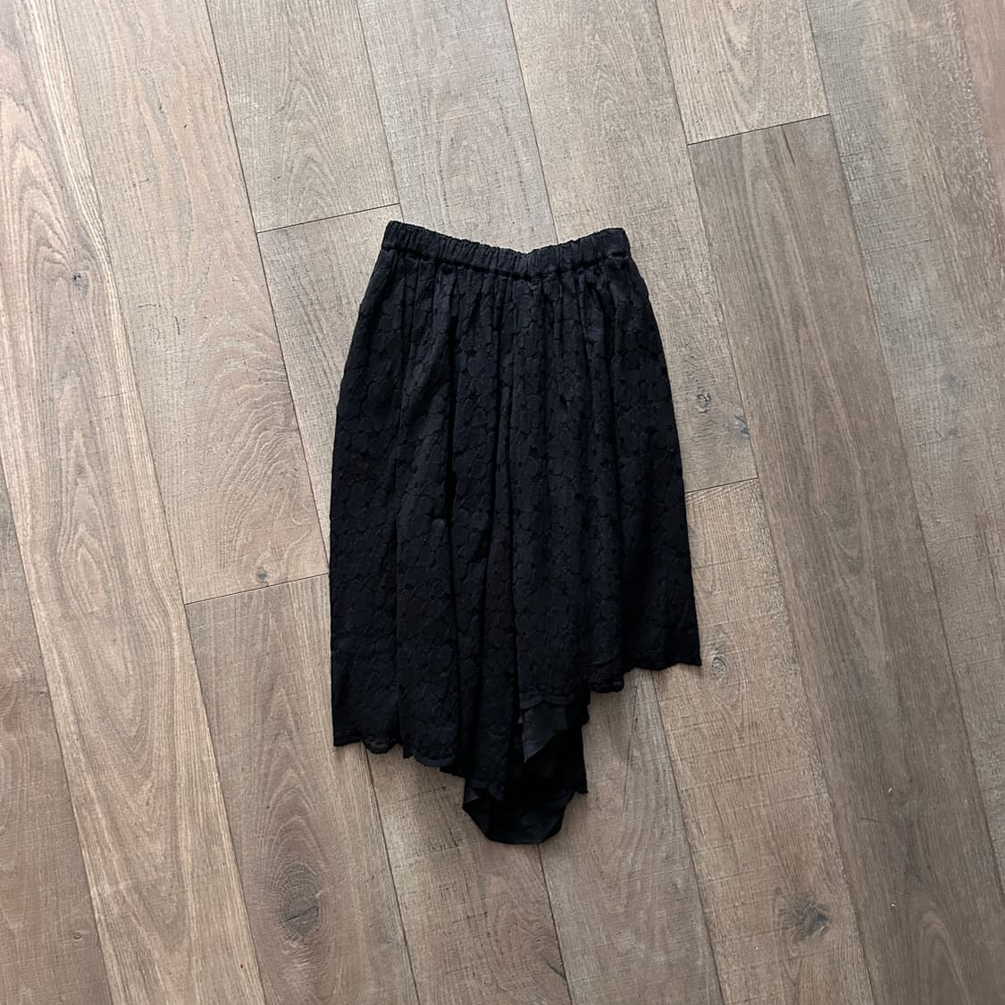 Lace Asymmetry Skirt Pants 상품이미지1