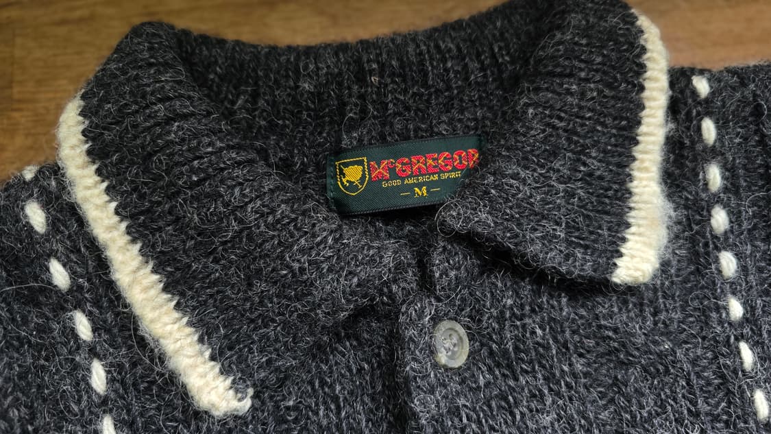 레어) 맥그리거 울 니트 일본 발매 제품 상품이미지3