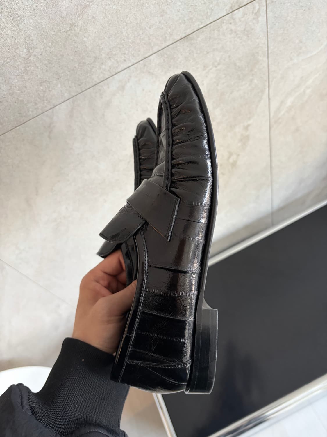 더로우 eel 스킨 장어로퍼 42사이즈 상품이미지7