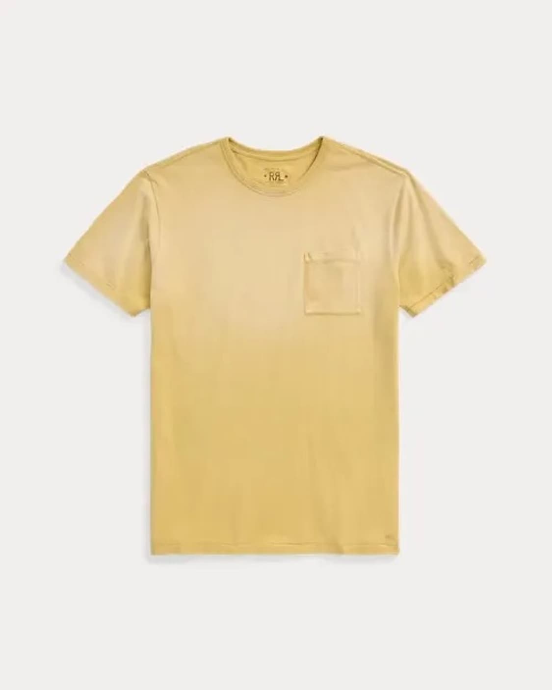 RRL 더블알엘 가먼트다이 포켓 티셔츠 엘로우 XXL 상품이미지1