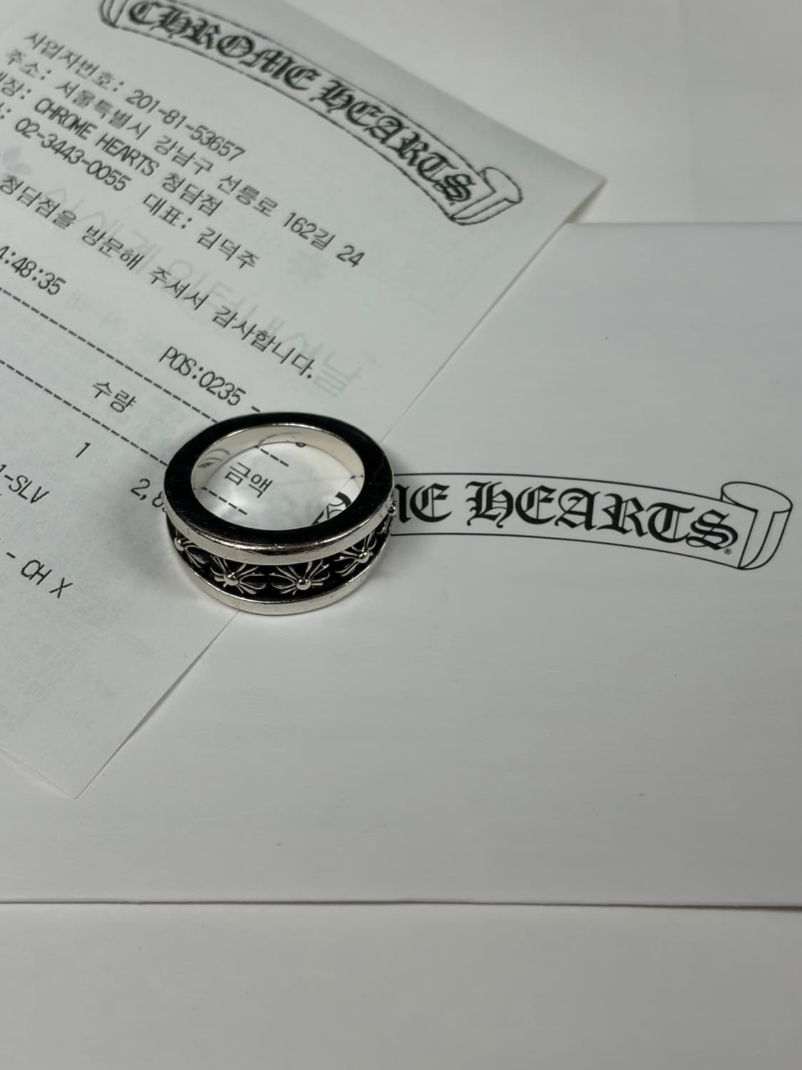 크롬하츠 NARROW V CH X RING 상품이미지3