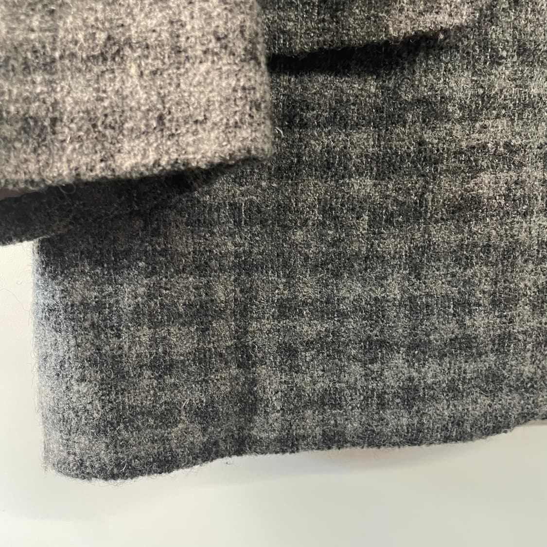 요지 야마모토 체크 울 블레이저 자켓 상품이미지5