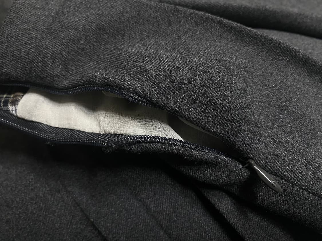 코이세이오 더블 플리츠 스커트 그레이 2사이즈 상품이미지2