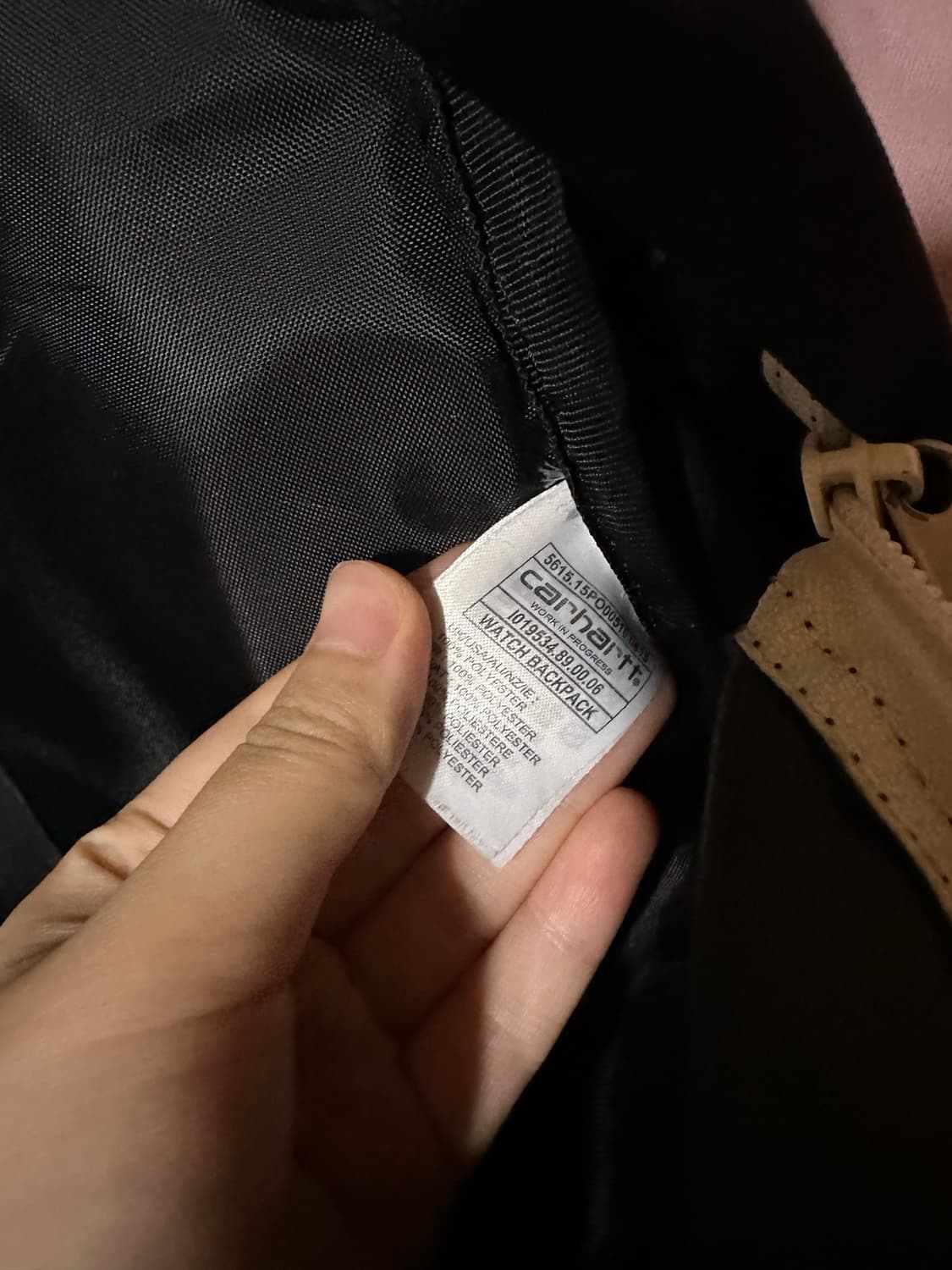 칼하트 가방 블랙 칼하트 백팩 상품이미지6
