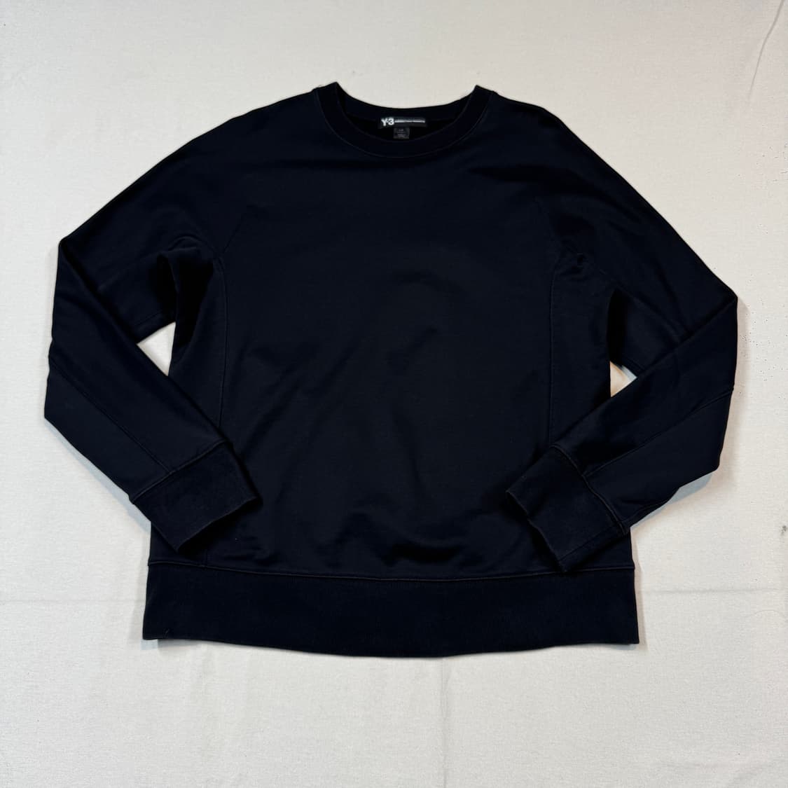 L) Y-3 요지야마모토 아디다스 블랙 스웻 맨투맨 상품이미지3