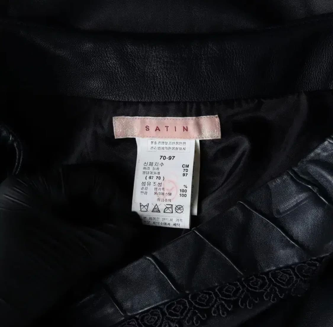 샤틴 미디 스커트 29인치 무료배송 상품이미지5