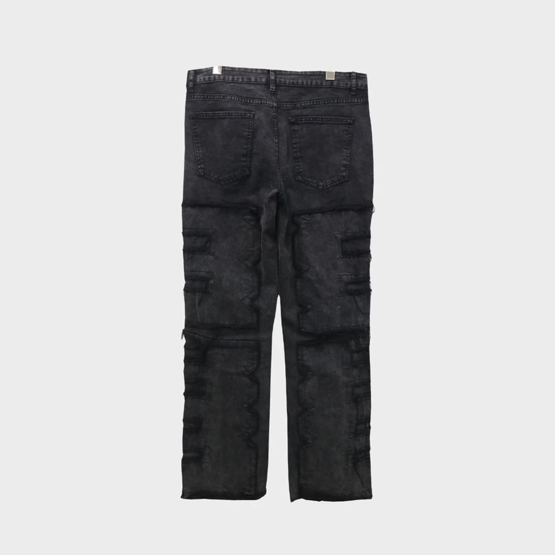 흑청 그런지 디테일 팬츠 63346 상품이미지2