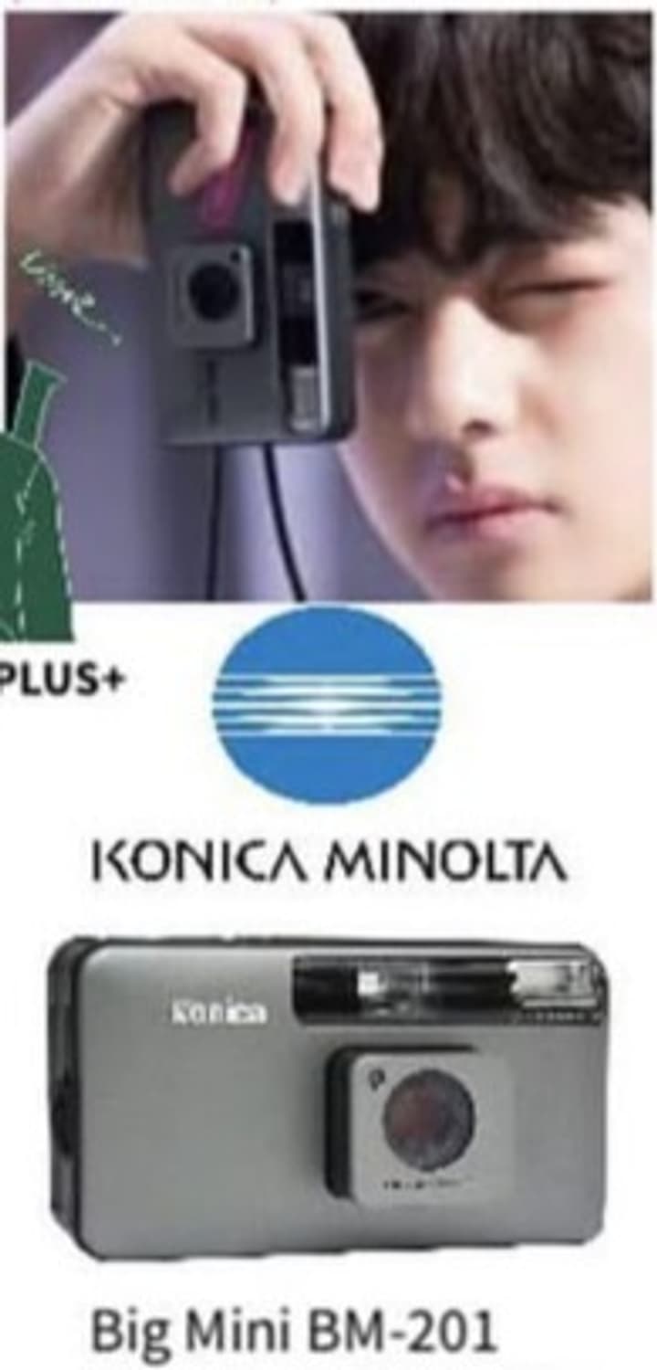코니카 빅미니 BM-201 그레이컬러(BTS 뷔 필카) 상품이미지2