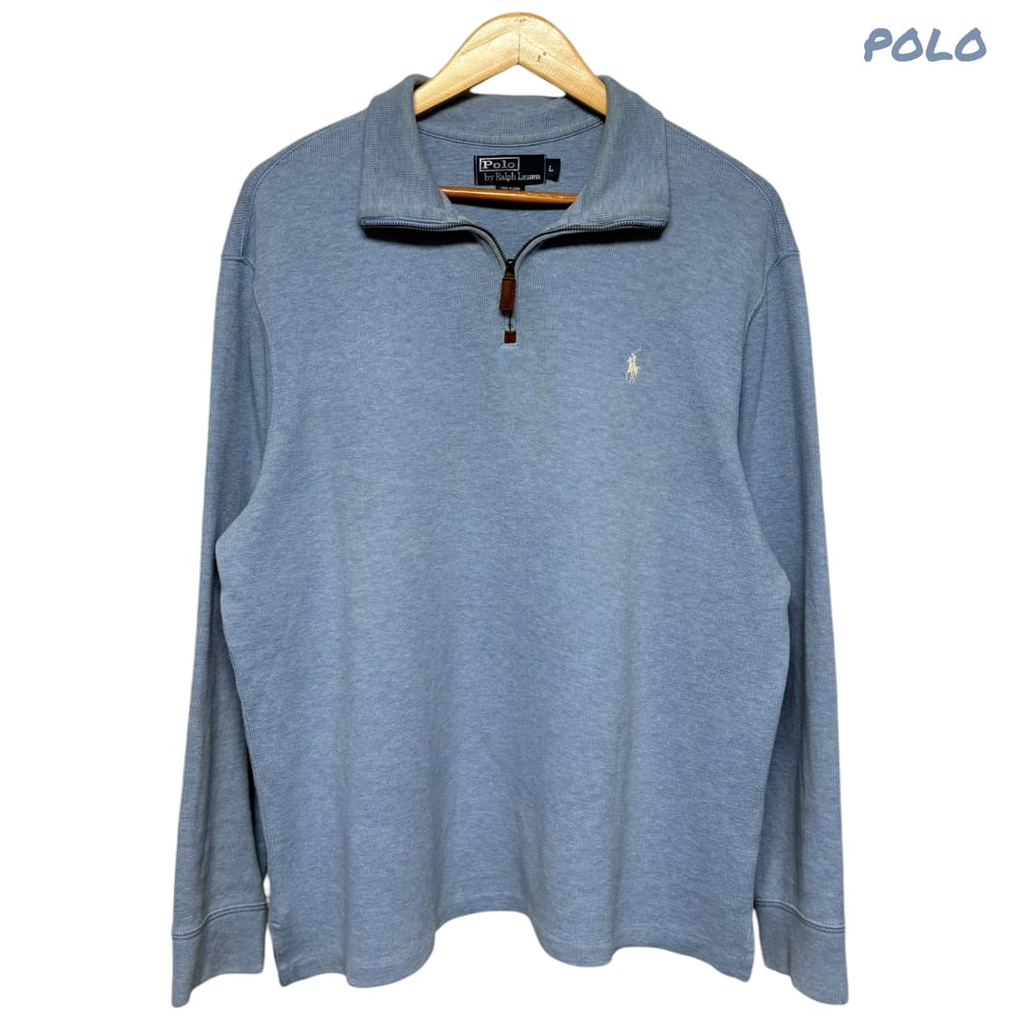 3812 폴로 랄프로렌 하늘 하프집업 반집업 상품이미지1