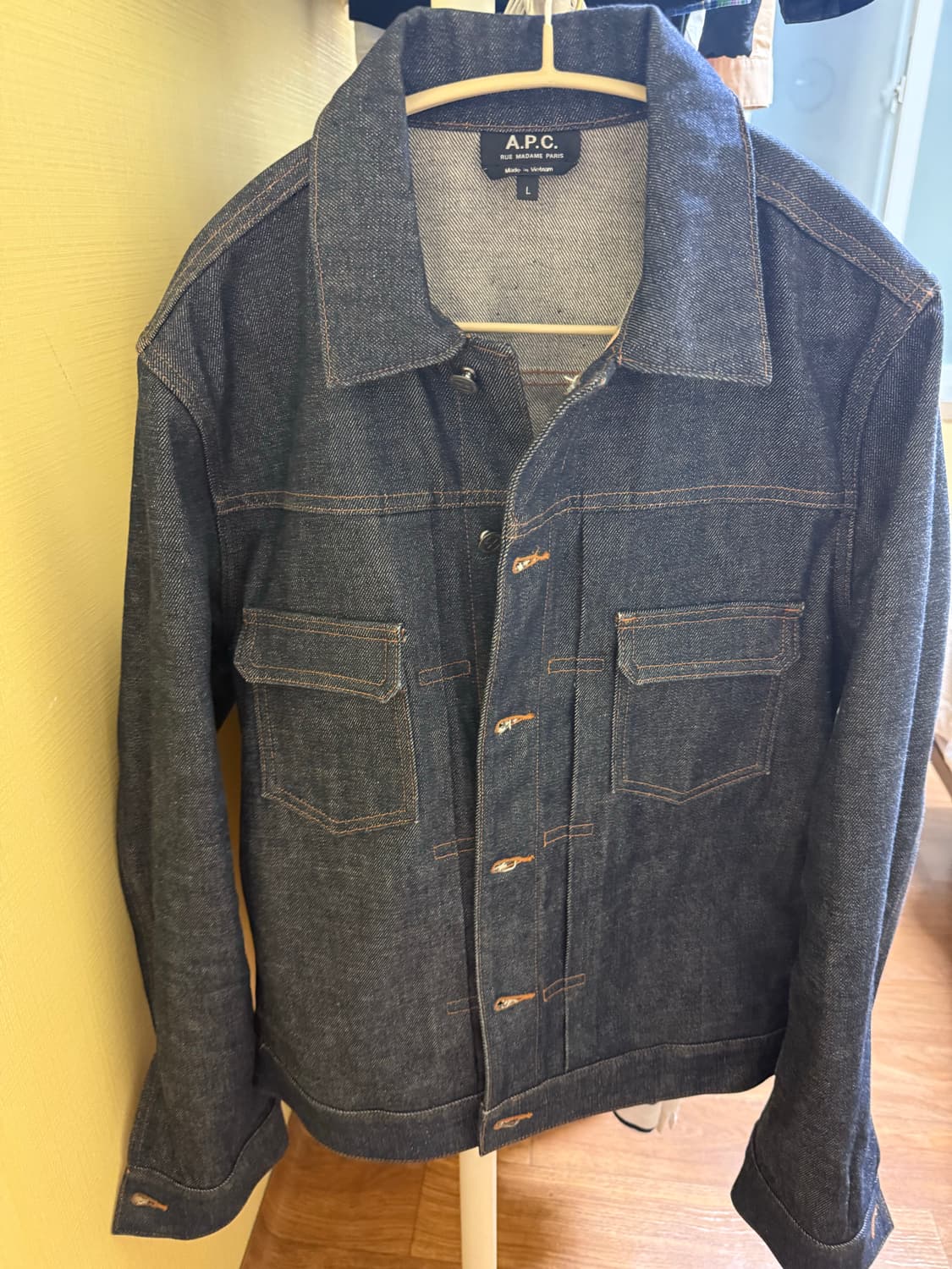 아페쎄 셀비지 데님 청자켓 상품이미지4