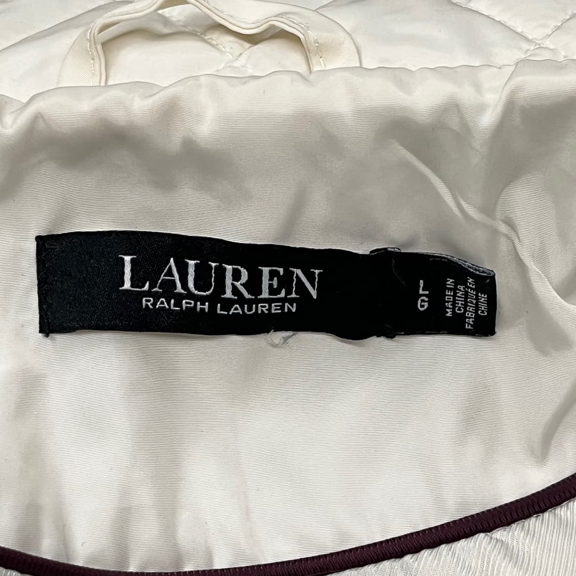 [정품/L] 폴로 랄프로렌 화이트 퀼팅 조끼 b15 상품이미지4
