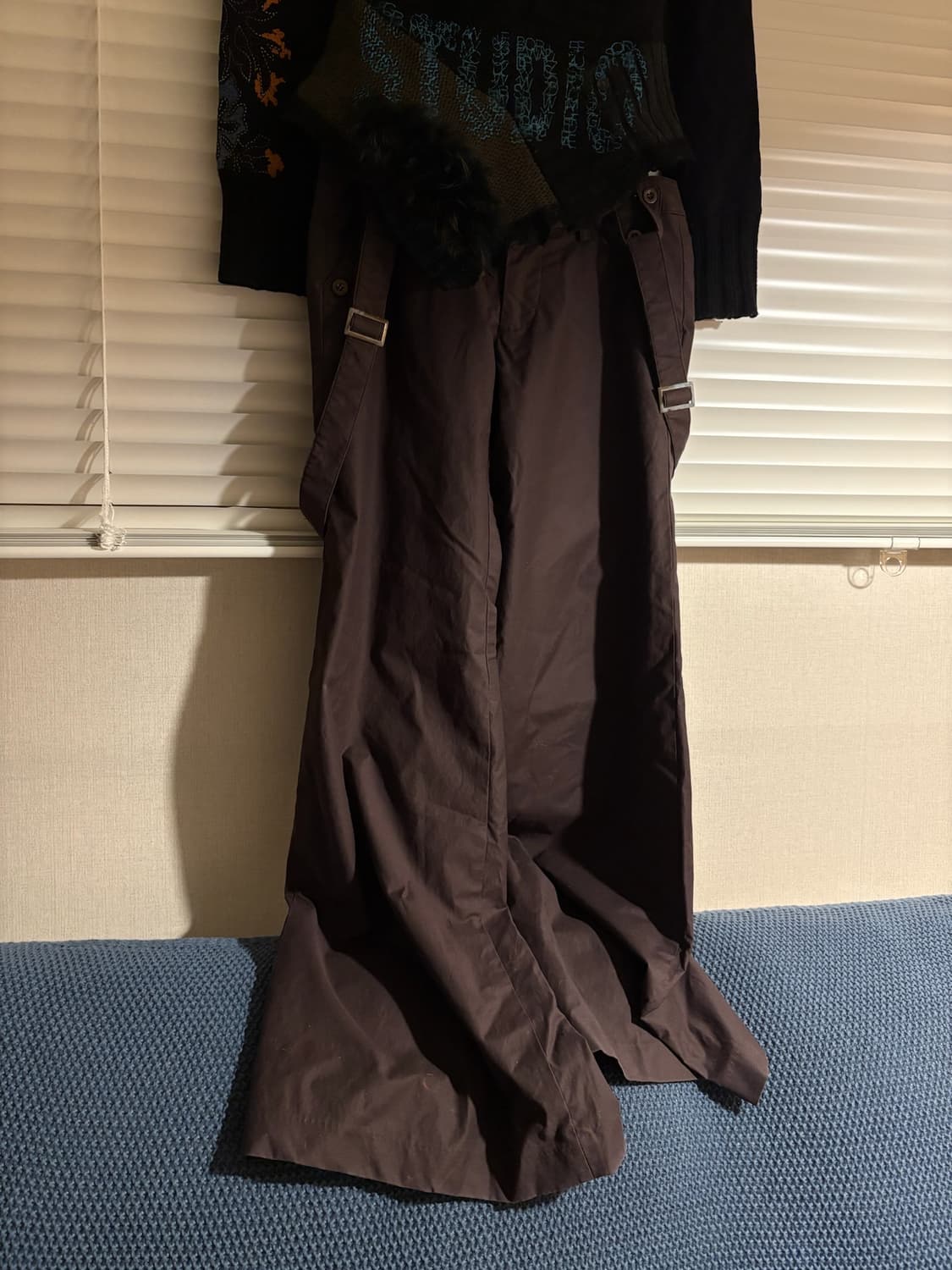 Suspenders wide pants 상품이미지3