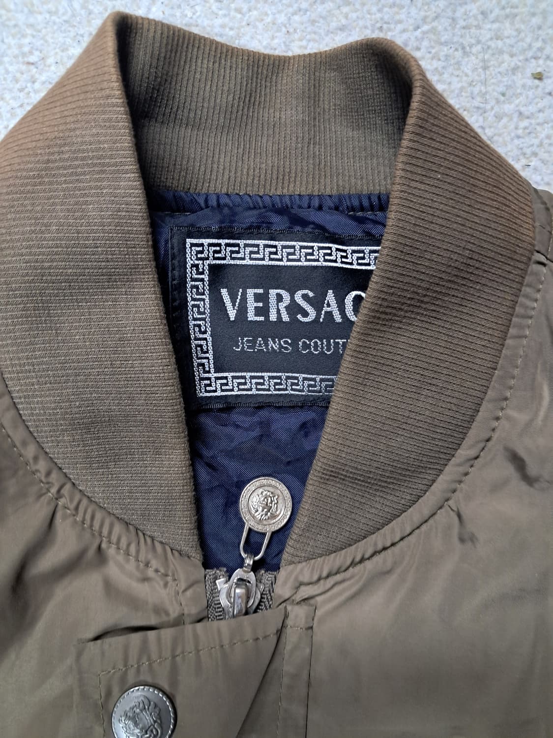 1990s 베르사체 진스꾸뛰르 메두사 나일론 집업 상품이미지3