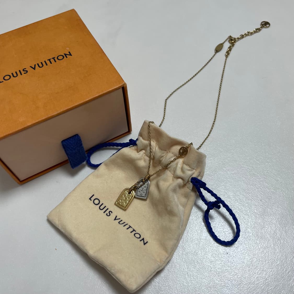 루이비통 나노그램 목걸이 (정품) 상품이미지1