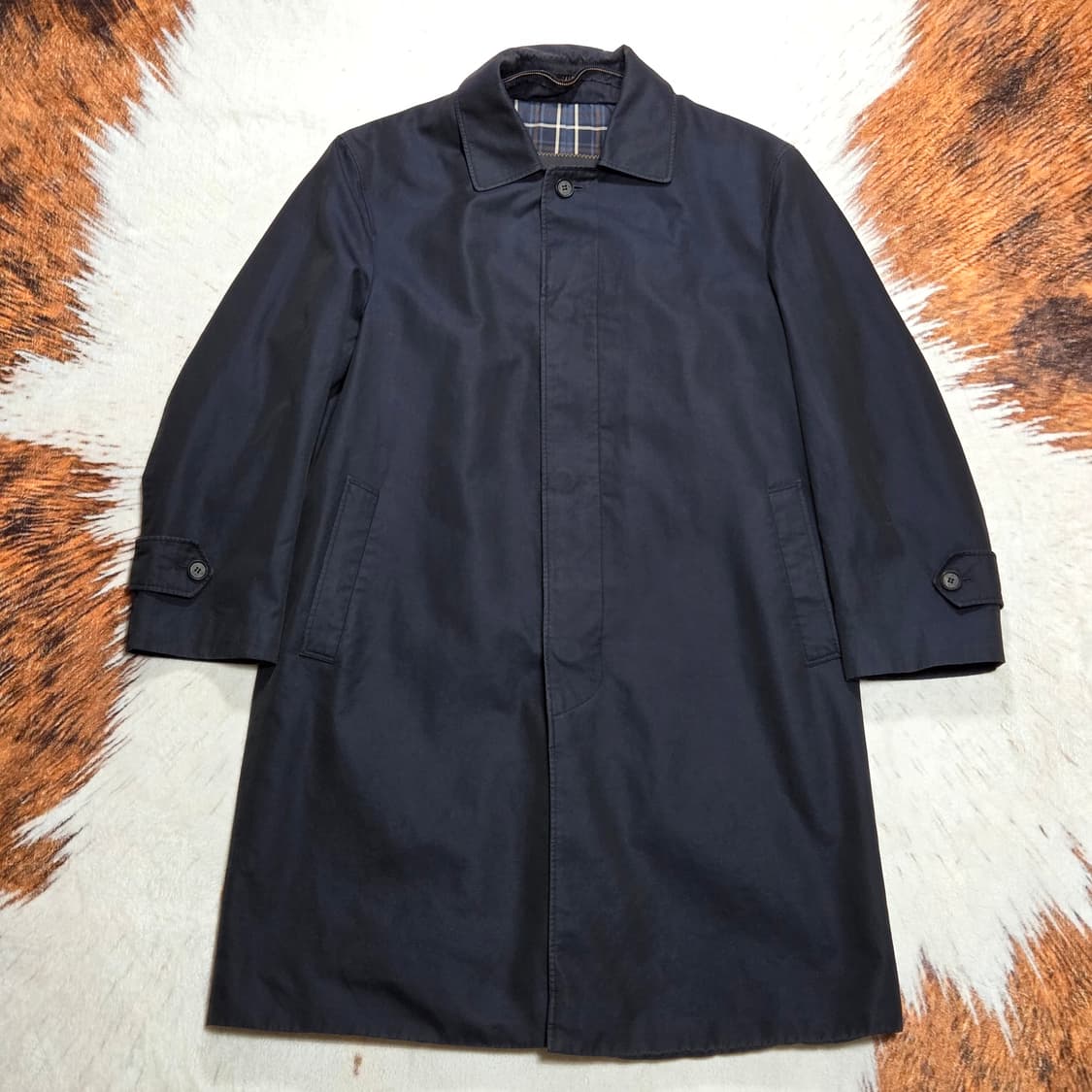 닥스 네이비 롱코트 자켓 상품이미지1