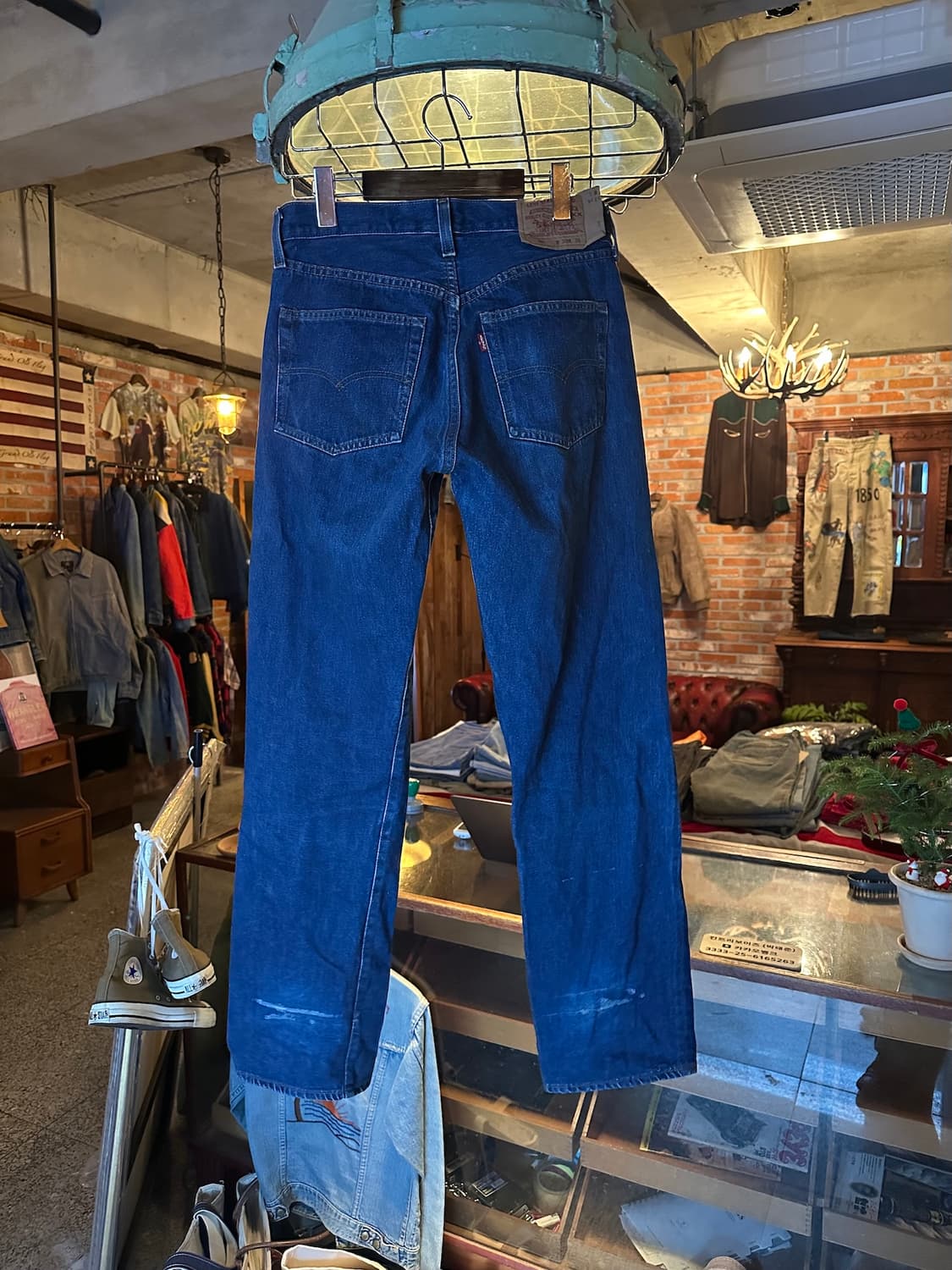 90s USA LVC 빈티지 리바이스 501 발렌시아 셀비지 데님 팬츠 상품이미지5