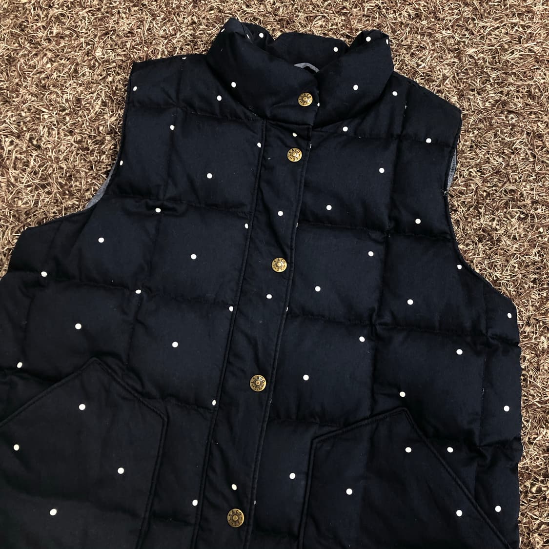 리바이스 도트 덕다운 폴카닷 패딩 조끼 베스트 상품이미지2