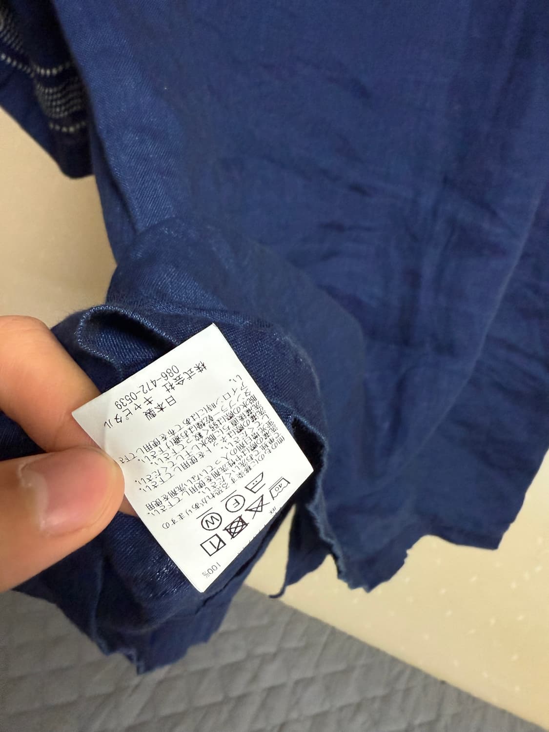 캐피탈 프렌치 크로스 린넨 알로하 셔츠 상품이미지5