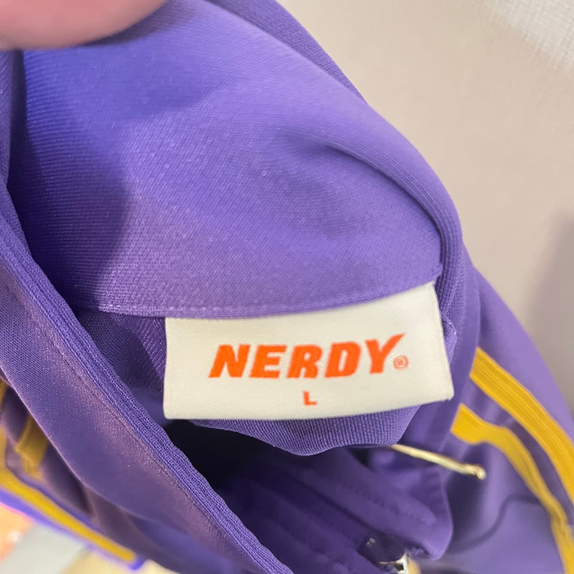 (L) 널디(NERDY) 트랙탑 져지 퍼플 재킷 상품이미지6