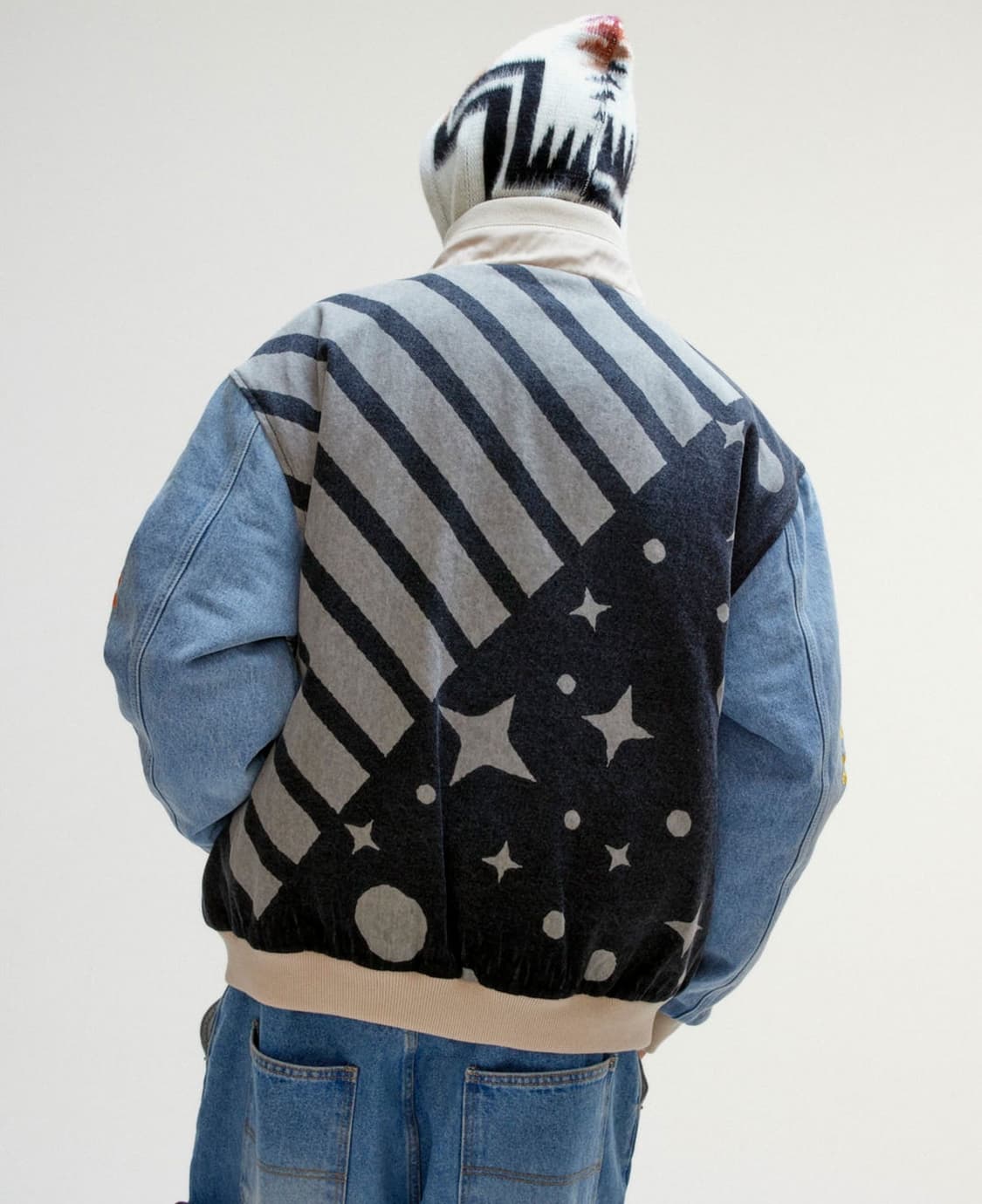 인세인게러지 위캔더스 데님 봄버 자켓 L 새상품 상품이미지4