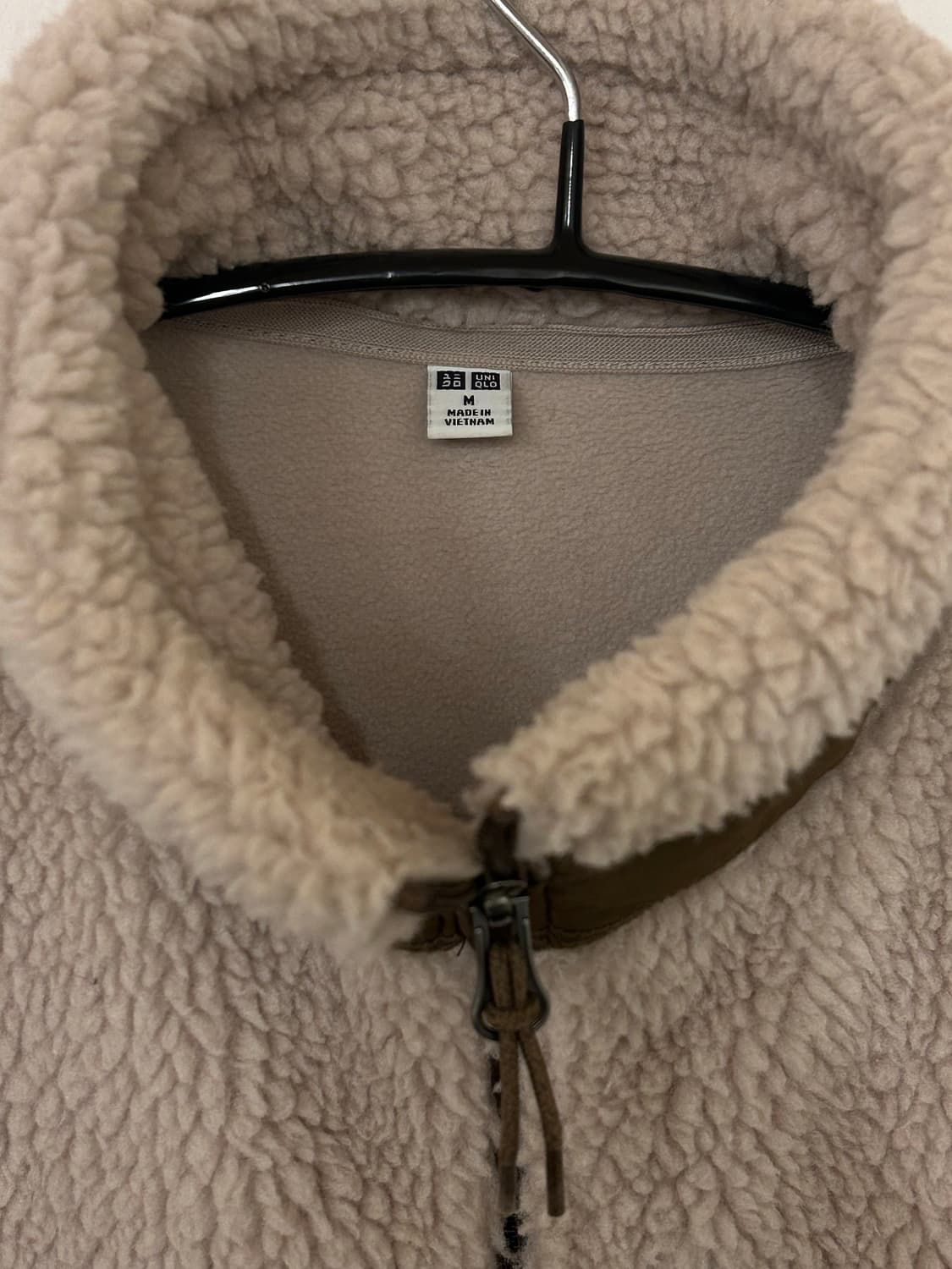 유니클로 플리스 자켓 베이지 m 상품이미지3