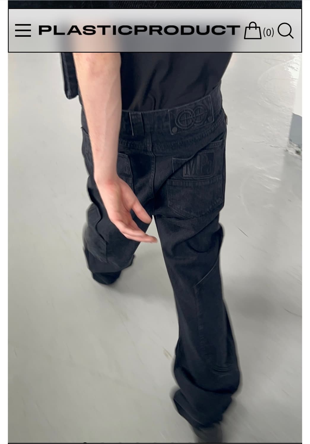 [M]플라스틱프로덕트 MPa CALF POCKET PANTS 팬츠 상품이미지1