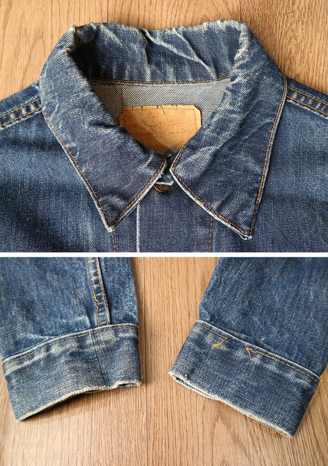 미국 메이드 60-70S LEVIS 리바이스 70505 빅E 빈티지 데님 상품이미지4