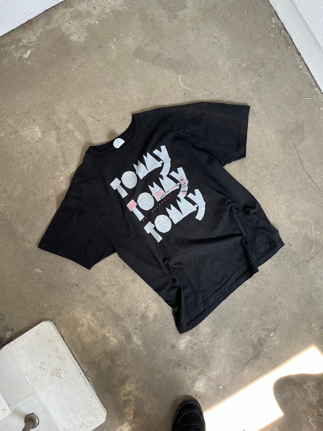 1993 The who tour Tommy 티셔츠 상품이미지1