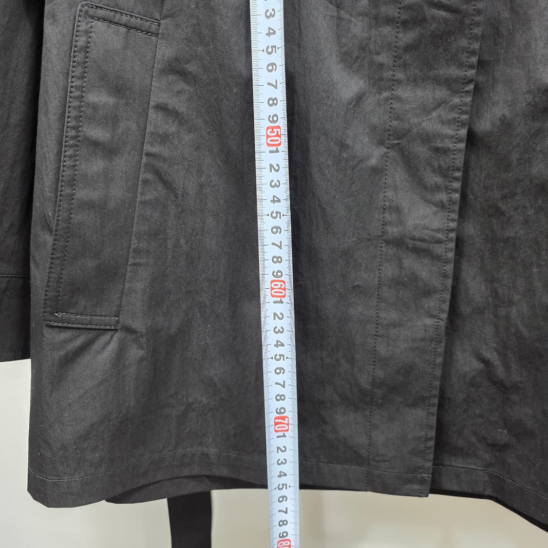 0808 온앤온 하이넥 루즈핏 벨티드 25ss 트렌치코트 01 상품이미지6