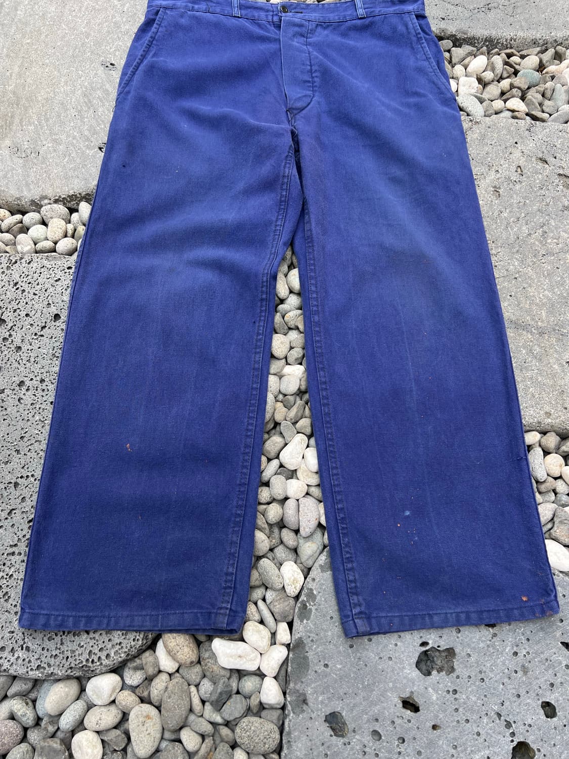 (34인치) OLD VINTAGE FADED BLUE 프렌치워크팬츠 상품이미지4
