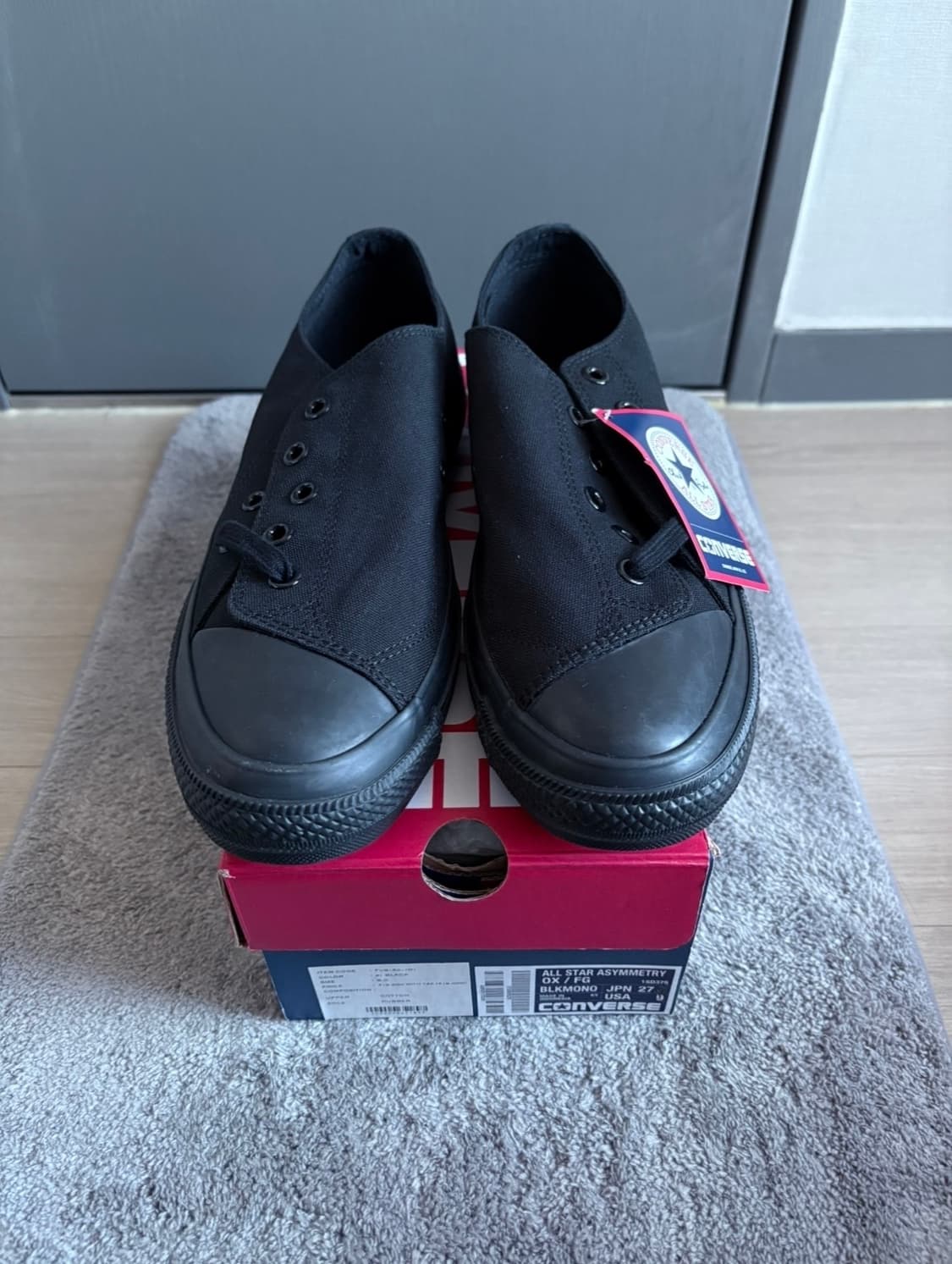 (270) 후미토 간류 X 컨버스 블랙 새상품 상품이미지1