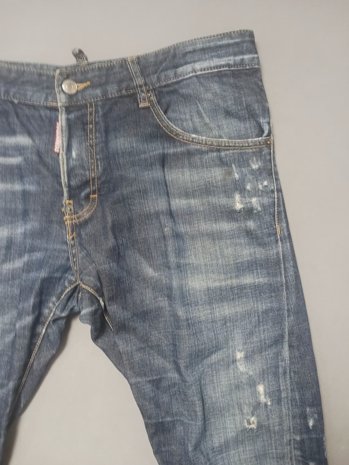 [34] 디스퀘어드2 녹워싱 M 부블레진 청바지 상품이미지4