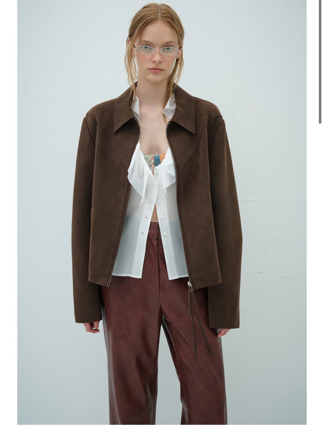 오버듀플레어 WESTERN SUEDE JACKET_BROWN 상품이미지2