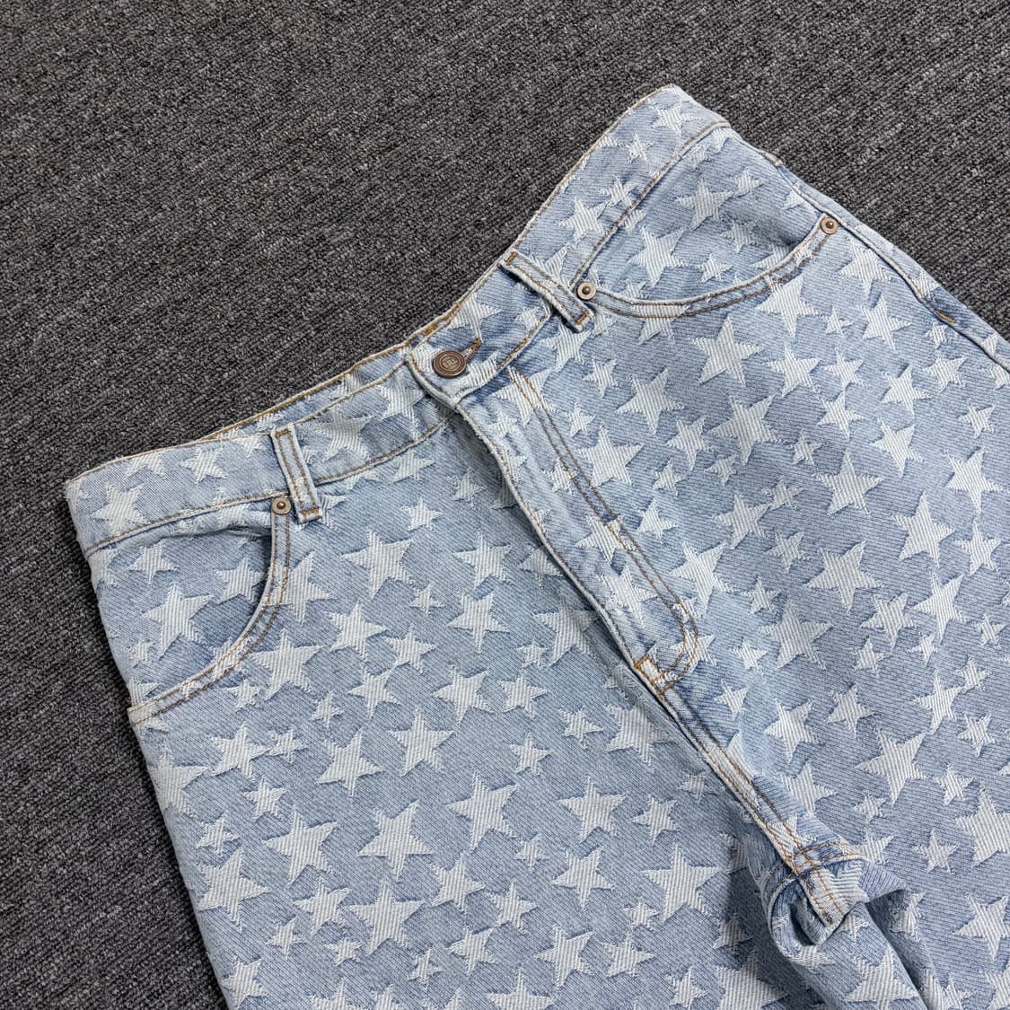 ERL 스타 자카드 데님 버뮤다 쇼츠 상품이미지2