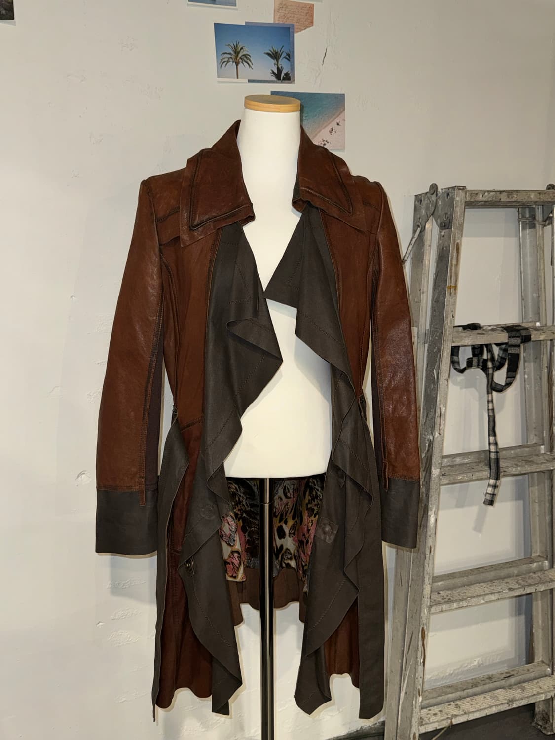 가죽 코트 상품이미지3