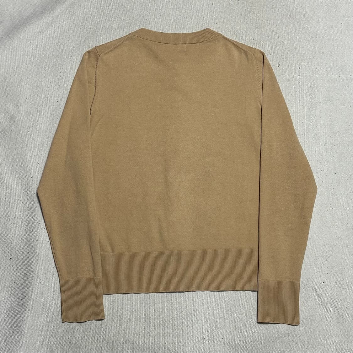 S 폴로랄프로렌 여성용 베이지 라운드넥 가디건 상품이미지3