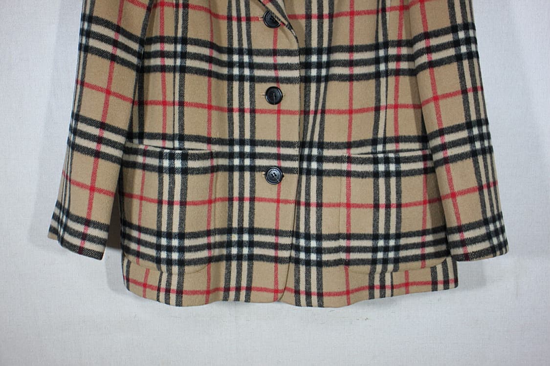 Burberry 버버리 노바체크 울 숏 코트(여자55) 상품이미지4
