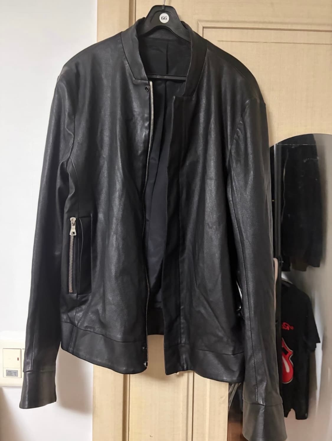 램스킨 레더 자켓 상품이미지1