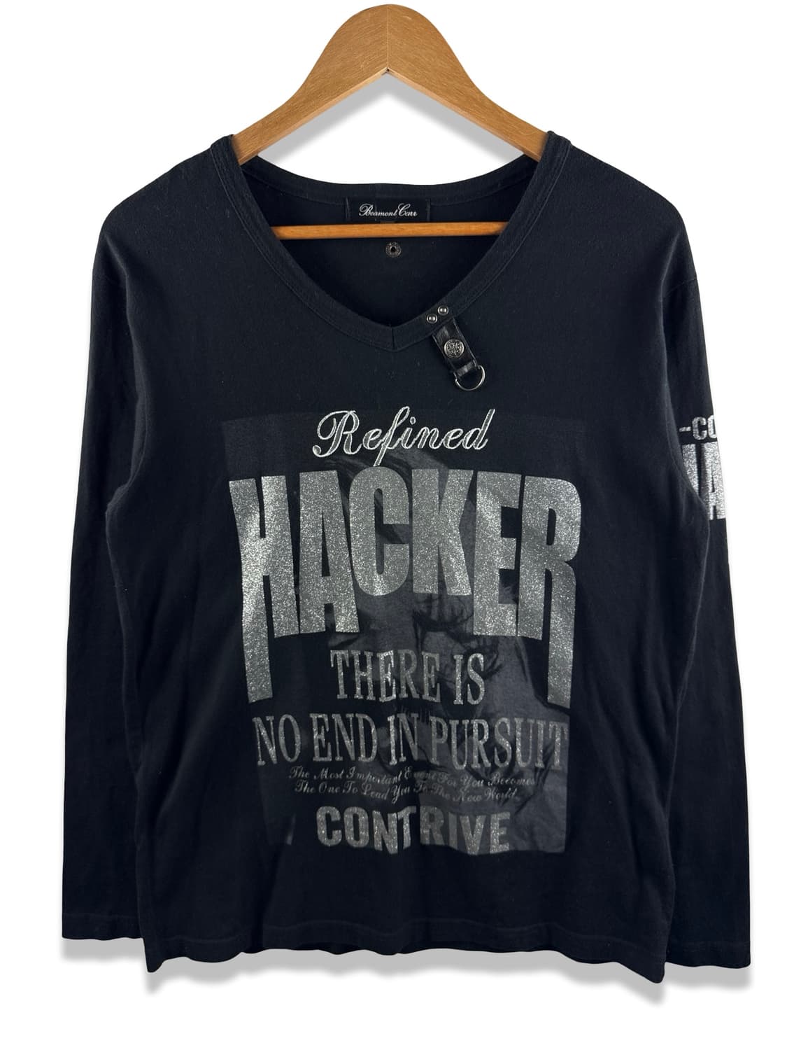 JPN Y2K 글리터 레터링 롱슬리브2569 상품이미지1