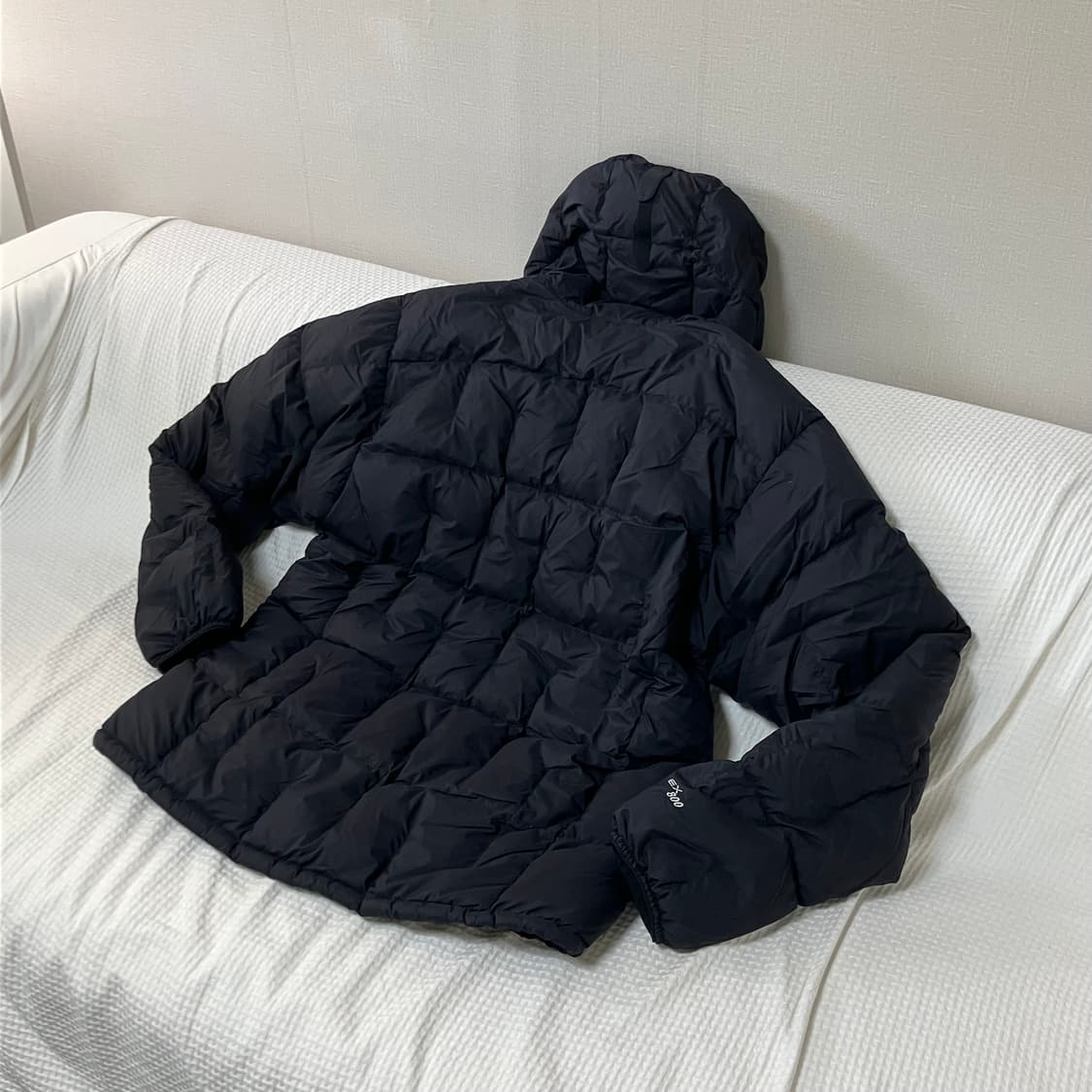 블랙) 몽벨 800 재팬 네이지 다운파카 경량 패딩 XL 상품이미지6