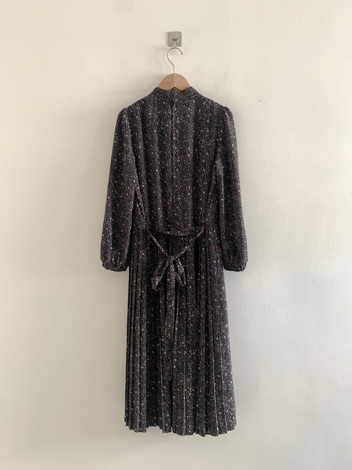 (Vintage)Floret Ribbon Collar Dress 상품이미지7