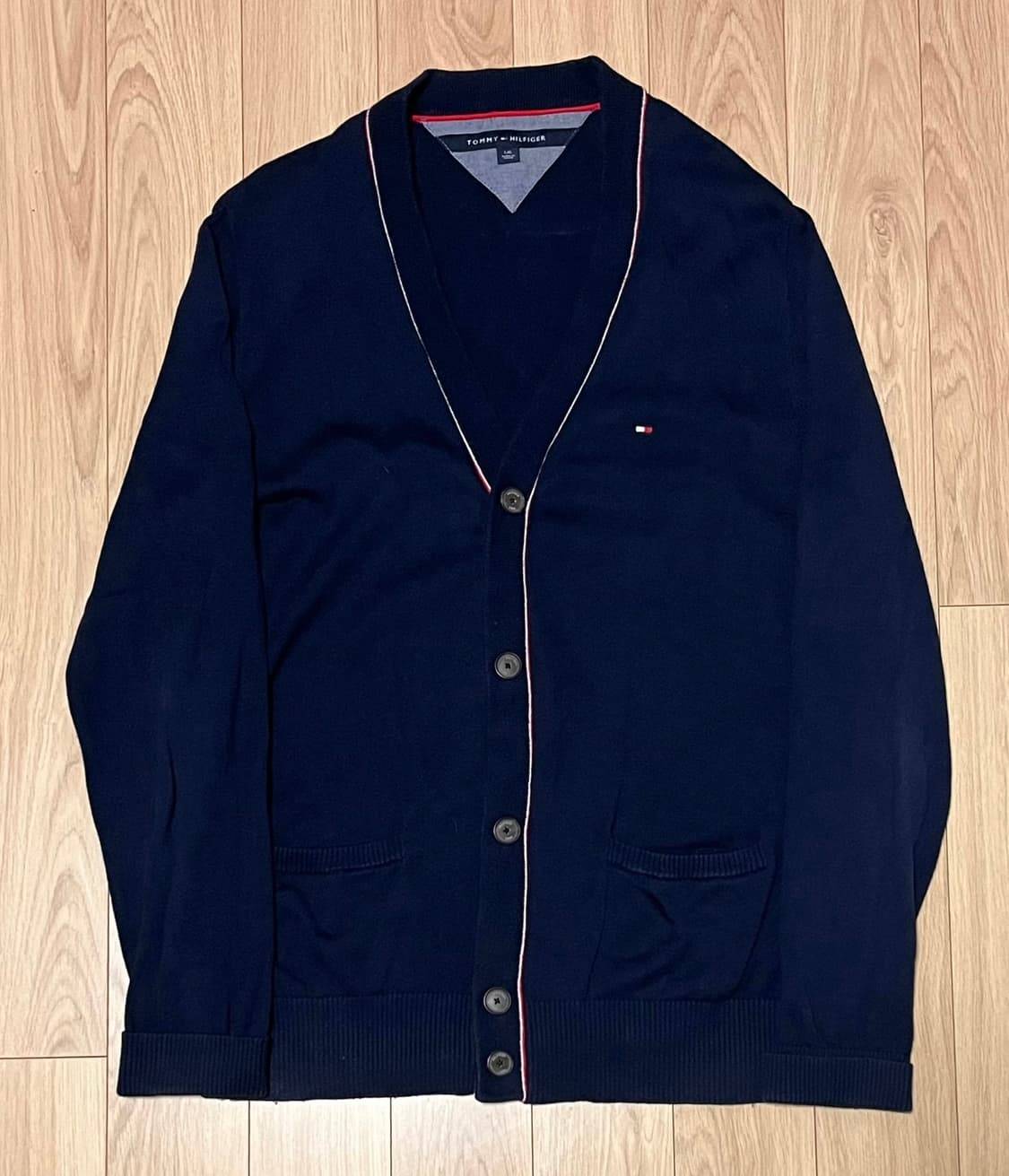 타미힐피거 네이비 가디건 95 상품이미지1