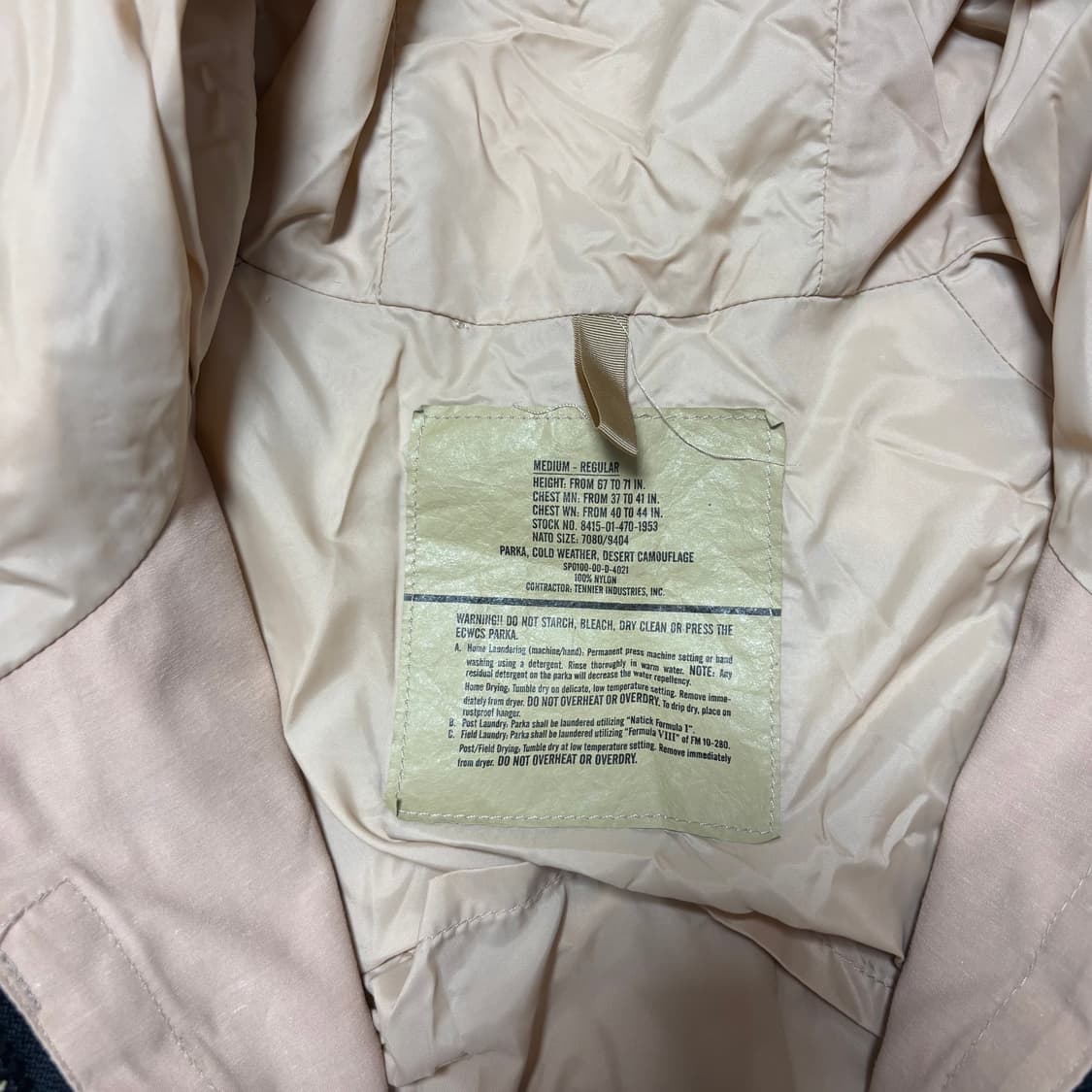 미군 데저트 카모 콜드웨더 파카 상품이미지6