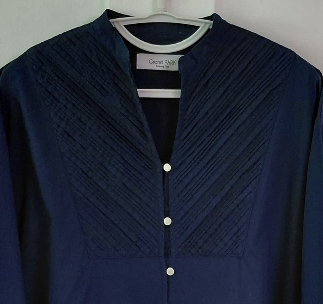 [FREE] 니콜 그룹 Grand PARK 핀턱 디테일 코튼 원피스 상품이미지3