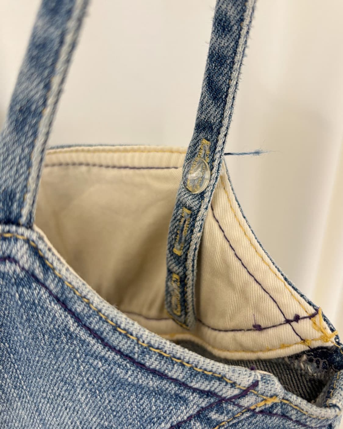 x-Girl bustier denim short overalls 상품이미지3